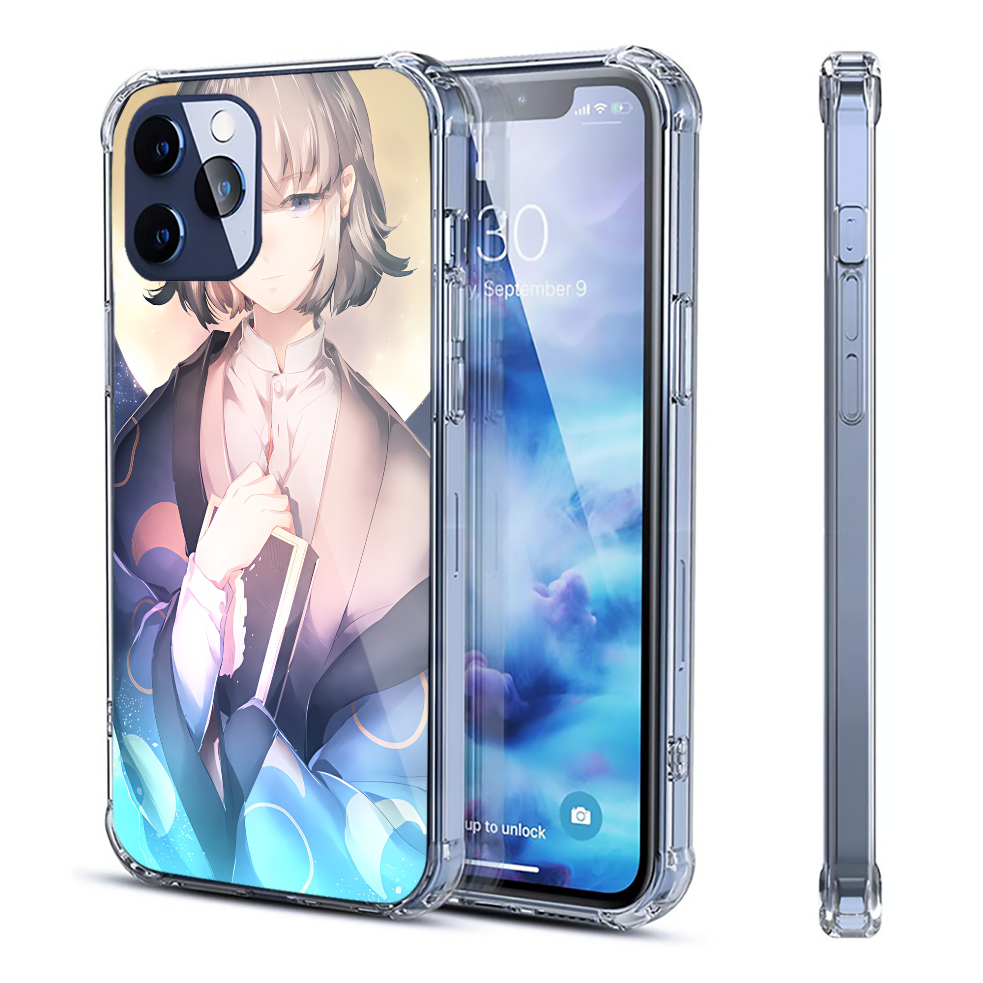 （画像用） 文豪ストレイドッグス Bungo Stray Dogs 【iPhone 12シリーズ対応】透明スマホケース（クリアソフトケース）